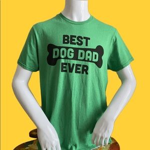 Best Dog Dad T-shirt NWOT